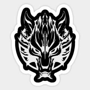 viking wolf Sticker